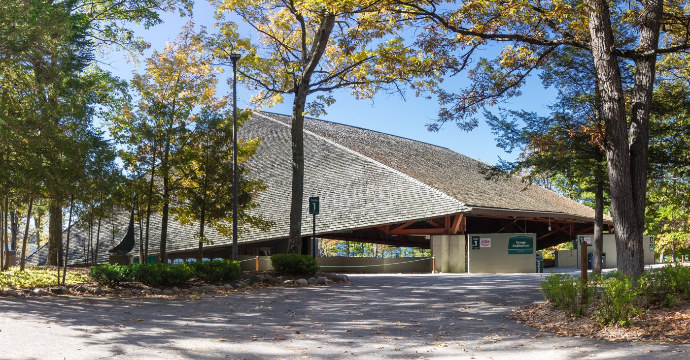 Kresge Auditorium at the Interlochen Center for the Arts in Interlochen, Michigan
