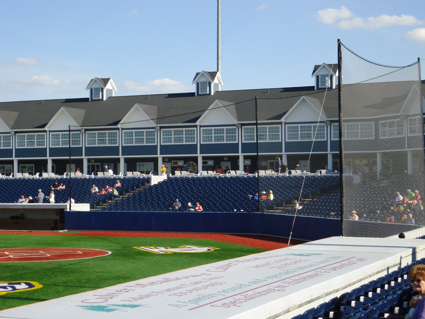 Turtle Creek Stadium at Chums Corner, Michigan, pictured when it was known as Wuerfel Park