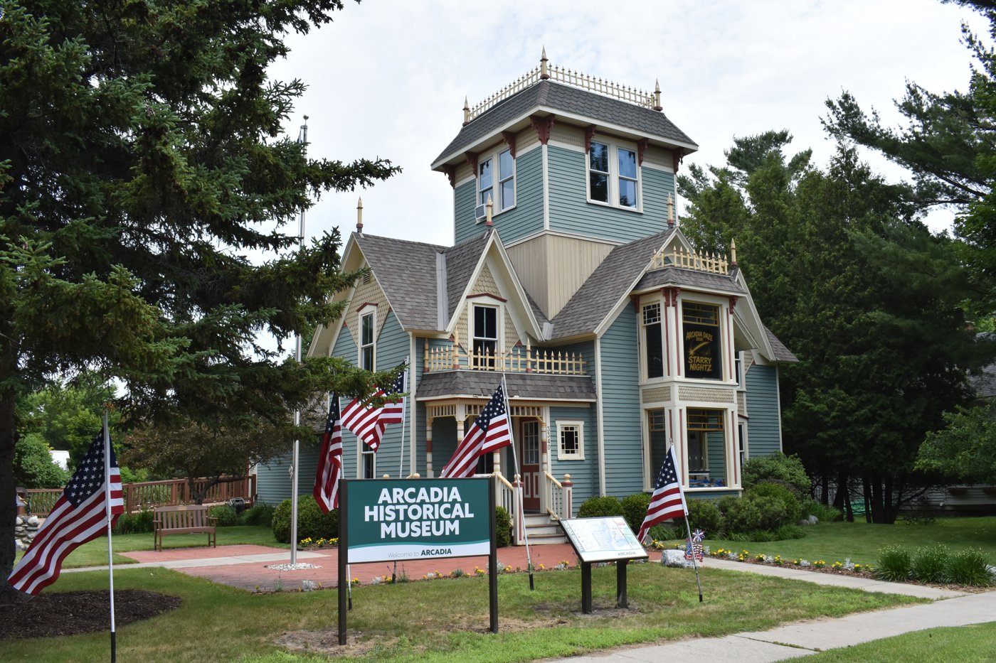 The Arcadia Area Historical Museum in Arcadia, Michigan
